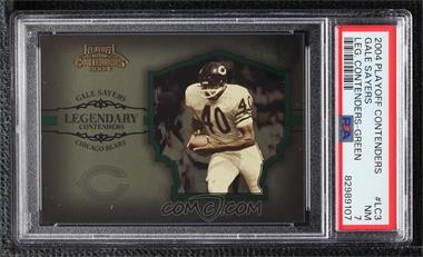 2004 Playoff Contenders - Legendary Contenders - Green #LC-3 - Gale Sayers /100 [PSA 7 NM]
