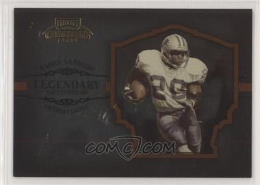 2004 Playoff Contenders - Legendary Contenders - Orange #LC-1 - Barry Sanders /2000 [Noted]