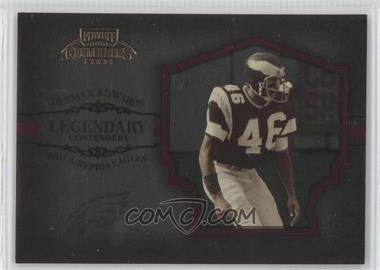 2004 Playoff Contenders - Legendary Contenders - Red #LC-4 - Herman Edwards /750