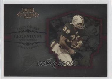 2004 Playoff Contenders - Legendary Contenders - Red #LC-7 - Larry Csonka /750