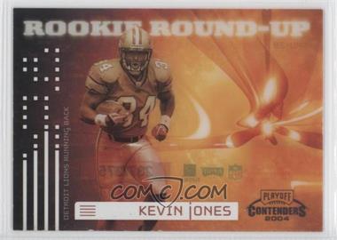 2004 Playoff Contenders - Rookie Round-Up #RRU-28 - Kevin Jones /375