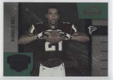 2004 Playoff Contenders - Rookie of the Year Contenders - Green #ROY-2 - DeAngelo Hall /2000