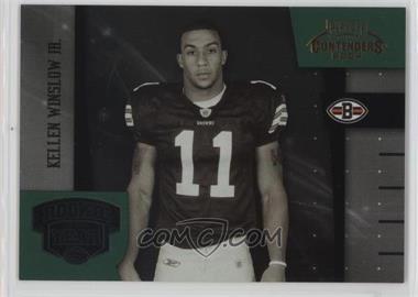 2004 Playoff Contenders - Rookie of the Year Contenders - Green #ROY-5 - Kellen Winslow Jr. /2000