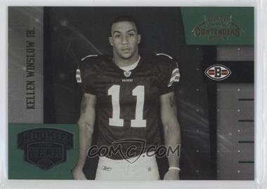 2004 Playoff Contenders - Rookie of the Year Contenders - Green #ROY-5 - Kellen Winslow Jr. /2000