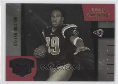 2004 Playoff Contenders - Rookie of the Year Contenders - Red #ROY-10 - Steven Jackson /250