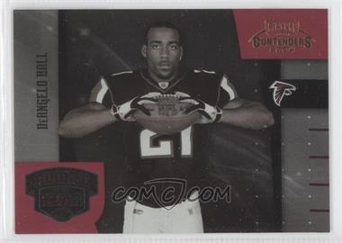 2004 Playoff Contenders - Rookie of the Year Contenders - Red #ROY-2 - DeAngelo Hall /250