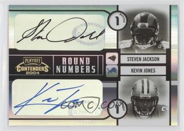 2004 Playoff Contenders - Round Numbers - Autographs #RN-5 - Steven Jackson, Kevin Jones /100