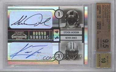 2004 Playoff Contenders - Round Numbers - Autographs #RN-5 - Steven Jackson, Kevin Jones /100 [BGS 9.5 GEM MINT]