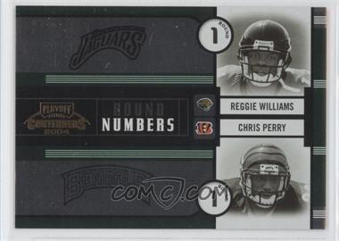 2004 Playoff Contenders - Round Numbers - Green #RN-12 - Reggie Williams, Chris Perry, Steven Jackson, Kevin Jones /500