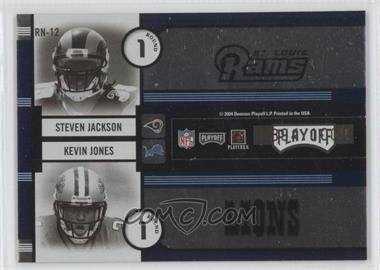 2004 Playoff Contenders - Round Numbers - Green #RN-12 - Reggie Williams, Chris Perry, Steven Jackson, Kevin Jones /500