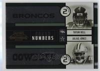 Tatum Bell, Julius Jones, Greg Jones, Keary Colbert #/500