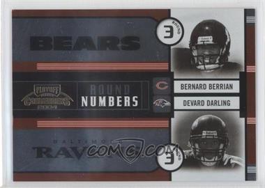 2004 Playoff Contenders - Round Numbers - Orange #RN-10 - Bernard Berrian, Devard Darling /500