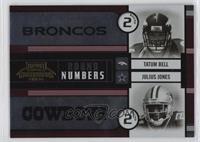 Tatum Bell, Julius Jones #/250