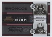 Darius Watts, Keary Colbert #/250