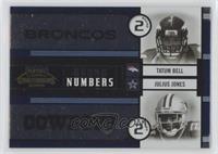 Tatum Bell, Julius Jones, Greg Jones, Keary Colbert #/1,000