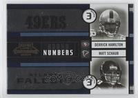 Derrick Hamilton, Matt Schaub, Bernard Berrian, Devard Darling #/1,000