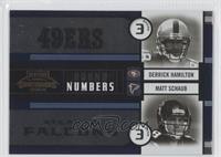 Derrick Hamilton, Matt Schaub, Bernard Berrian, Devard Darling #/1,000