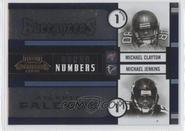 2004 Playoff Contenders - Round Numbers #RN-4 - Michael Clayton, Michael Jenkins /1500