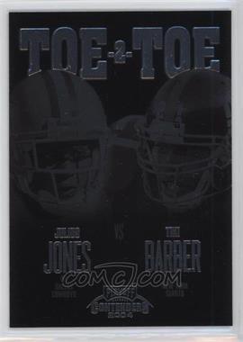 2004 Playoff Contenders - Toe to Toe #TT-16 - Julius Jones, Tiki Barber /375