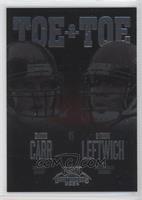 Byron Leftwich, David Carr #/375