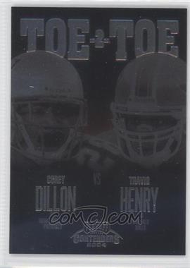 2004 Playoff Contenders - Toe to Toe #TT-46 - Travis Henry, Corey Dillon /375