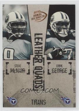 2004 Playoff Hogg Heaven - Leather Quads #LO-20 - Steve McNair, Eddie George, Jevon Kearse, Derrick Mason /1250