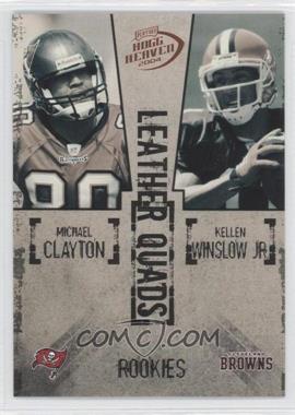 2004 Playoff Hogg Heaven - Leather Quads #LO-25 - Michael Clayton, Kellen Winslow Jr., Michael Jenkins, Julius Jones /1250