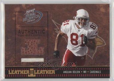 2004 Playoff Hogg Heaven - Leather in Leather - Football and Lace #LL-2 - Anquan Boldin /25