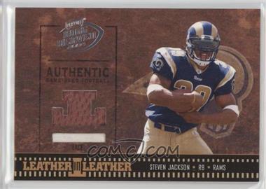 2004 Playoff Hogg Heaven - Leather in Leather - Football and Lace #LL-29 - Steven Jackson /25