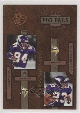 2004 Playoff Hogg Heaven - Pig Pals #PP-17 - Randy Moss, Michael Bennett /1050