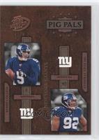 Kerry Collins, Michael Strahan #/1,050