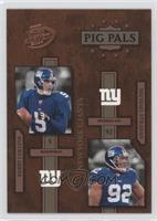 Kerry Collins, Michael Strahan #/1,050