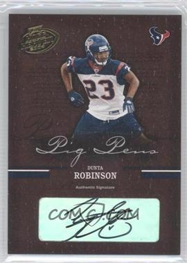 2004 Playoff Hogg Heaven - Pig Pens #PP-37 - Dunta Robinson