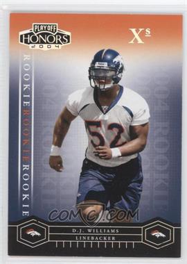 2004 Playoff Honors - [Base] - Xs #143 - Rookie - D.J. Williams /99