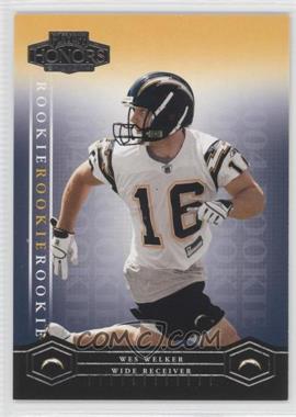 2004 Playoff Honors - [Base] #165 - Rookie - Wes Welker /425