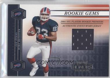 2004 Playoff Honors - [Base] #207 - Rookie Gems - Lee Evans /750