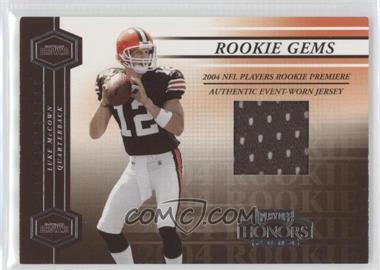 2004 Playoff Honors - [Base] #212 - Rookie Gems - Luke McCown /750 [Noted]