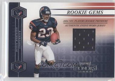 2004 Playoff Honors - [Base] #218 - Rookie Gems - Dunta Robinson /750