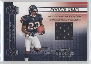 2004 Playoff Honors - [Base] #218 - Rookie Gems - Dunta Robinson /750