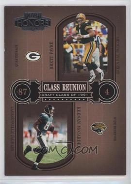 2004 Playoff Honors - Class Reunion #CR-2 - Keenan McCardell, Brett Favre /1500