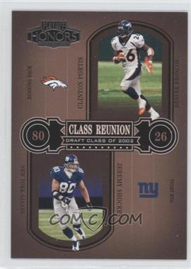 2004 Playoff Honors - Class Reunion #CR-24 - Clinton Portis, Jeremy Shockey /1500