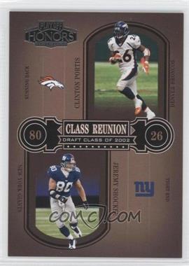 2004 Playoff Honors - Class Reunion #CR-24 - Clinton Portis, Jeremy Shockey /1500