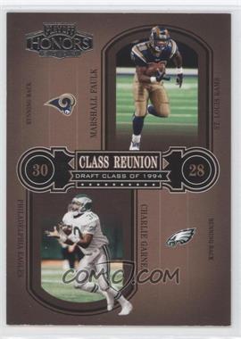 2004 Playoff Honors - Class Reunion #CR-4 - Marshall Faulk, Charlie Garner /1500