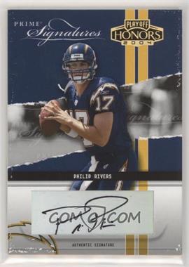 2004 Playoff Honors - Prime Signatures Previews - Autographs #PS-24 - Philip Rivers /300 [EX to NM]