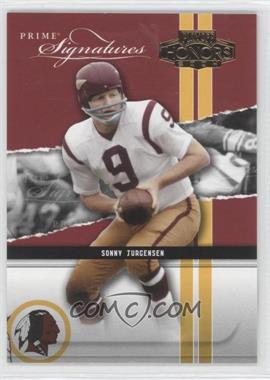 2004 Playoff Honors - Prime Signatures Previews #PS-20 - Sonny Jurgensen /999