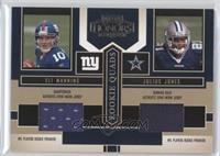 Eli Manning, Michael Clayton, Julius Jones, Keary Colbert #/250