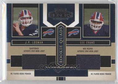 2004 Playoff Honors - Rookie Quads - Jerseys #RQ-7 - Ben Watson, Cedric Cobbs, Lee Evans, J.P. Losman /250