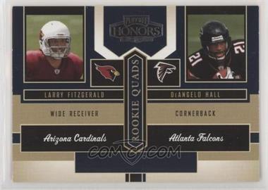 2004 Playoff Honors - Rookie Quads #RQ-2 - Larry Fitzgerald, DeAngelo Hall, Michael Jenkins, Matt Schaub /1250