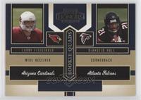 Larry Fitzgerald, DeAngelo Hall, Michael Jenkins, Matt Schaub #/1,250