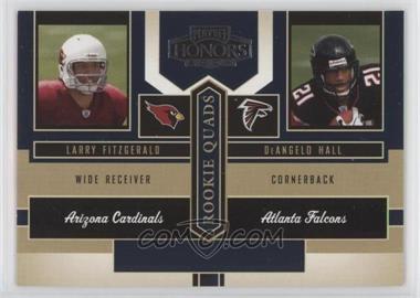 2004 Playoff Honors - Rookie Quads #RQ-2 - Larry Fitzgerald, DeAngelo Hall, Michael Jenkins, Matt Schaub /1250